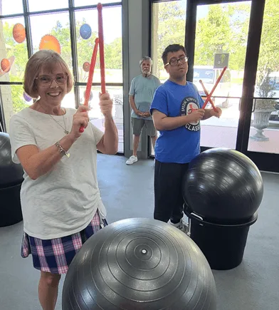 EveryonesDayHab-special-needs-adults-drumba-physical-exercise-allen-tx-75002